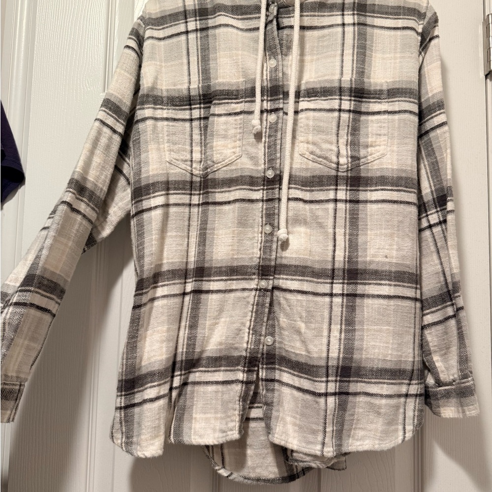 American Eagle Outfitters Cream Hoodie